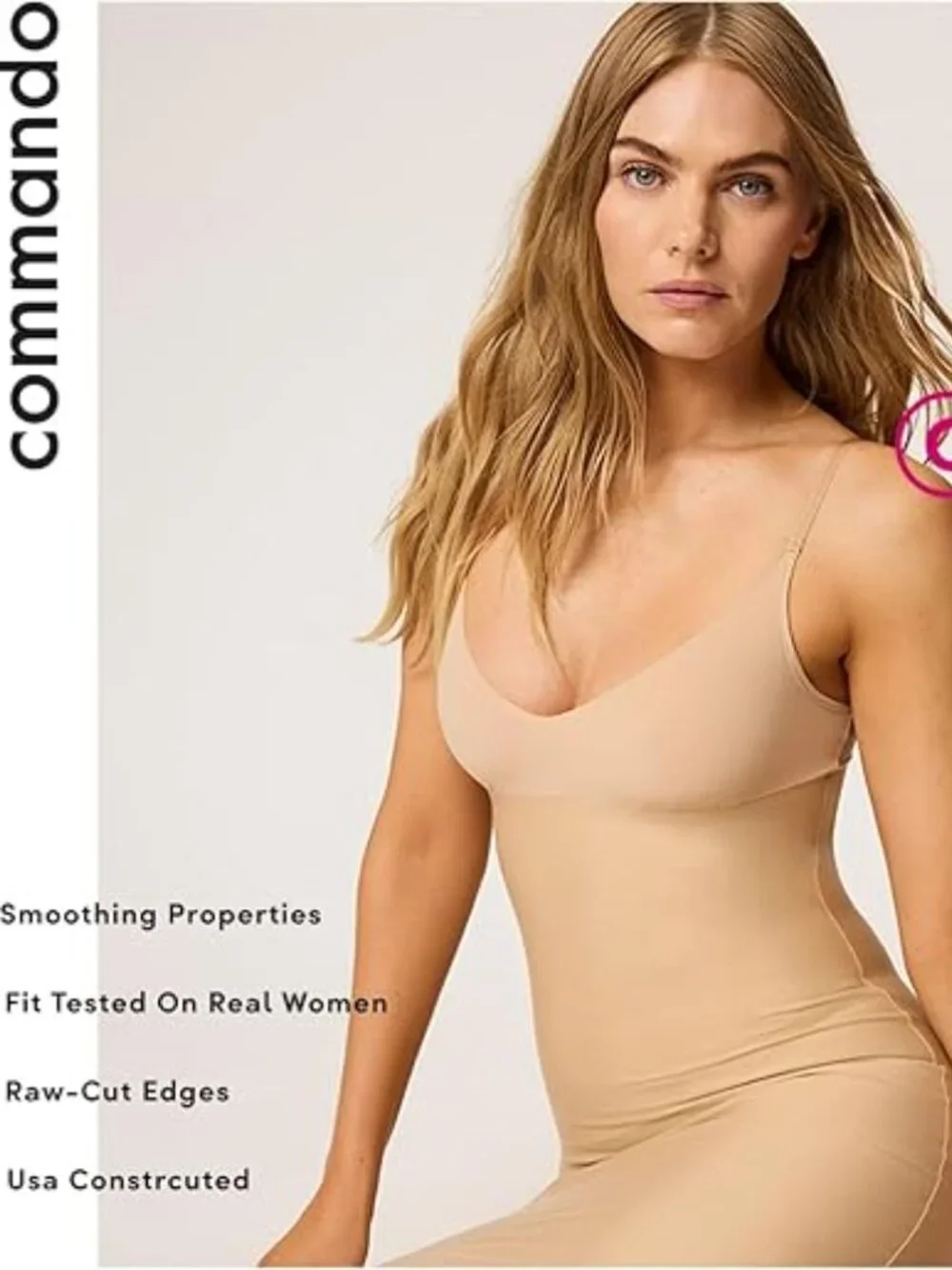 commando - Two-Faced Tech Control Slip Under Dress | Light-Medium Compression LG